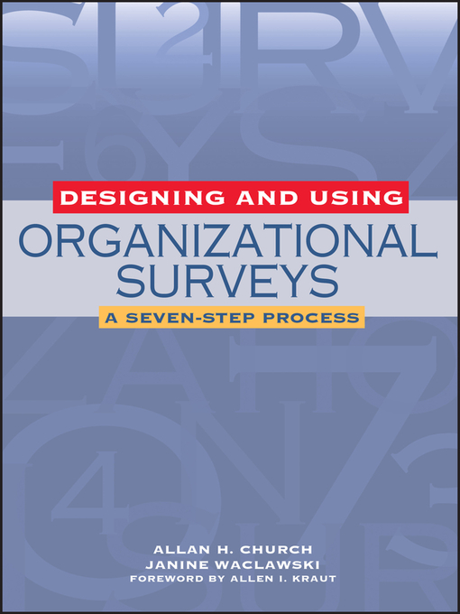 Cover image for Designing and Using Organizational Surveys